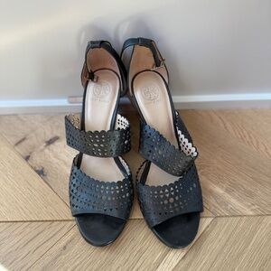 Tory Burch Black Wedge Size 8.5